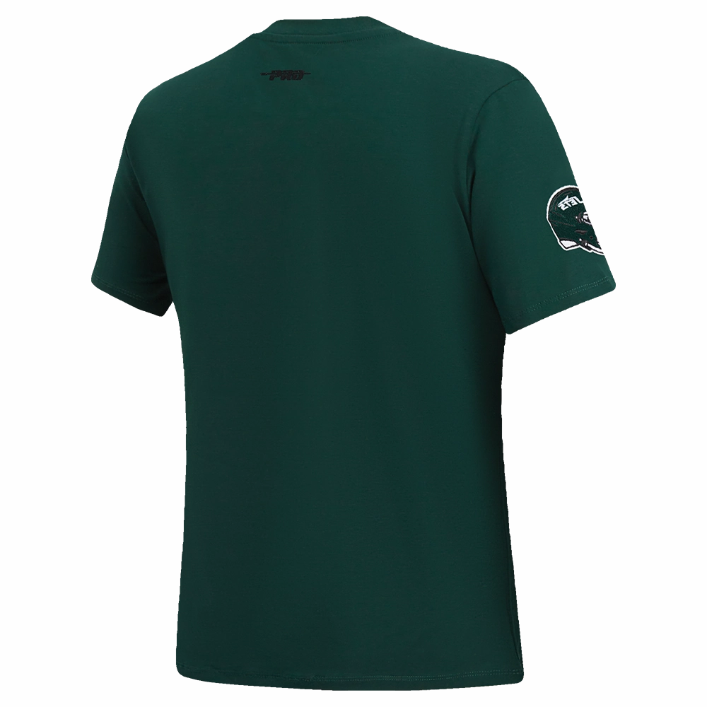 NFL NEW YORK JETS CLASSIC WOMEN'S SJ SLIM FIT TEE (FOREST GREEN)