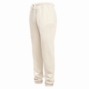 NFL NEW YORK JETS NEUTRAL FLEECE SWEATPANT (EGGSHELL)