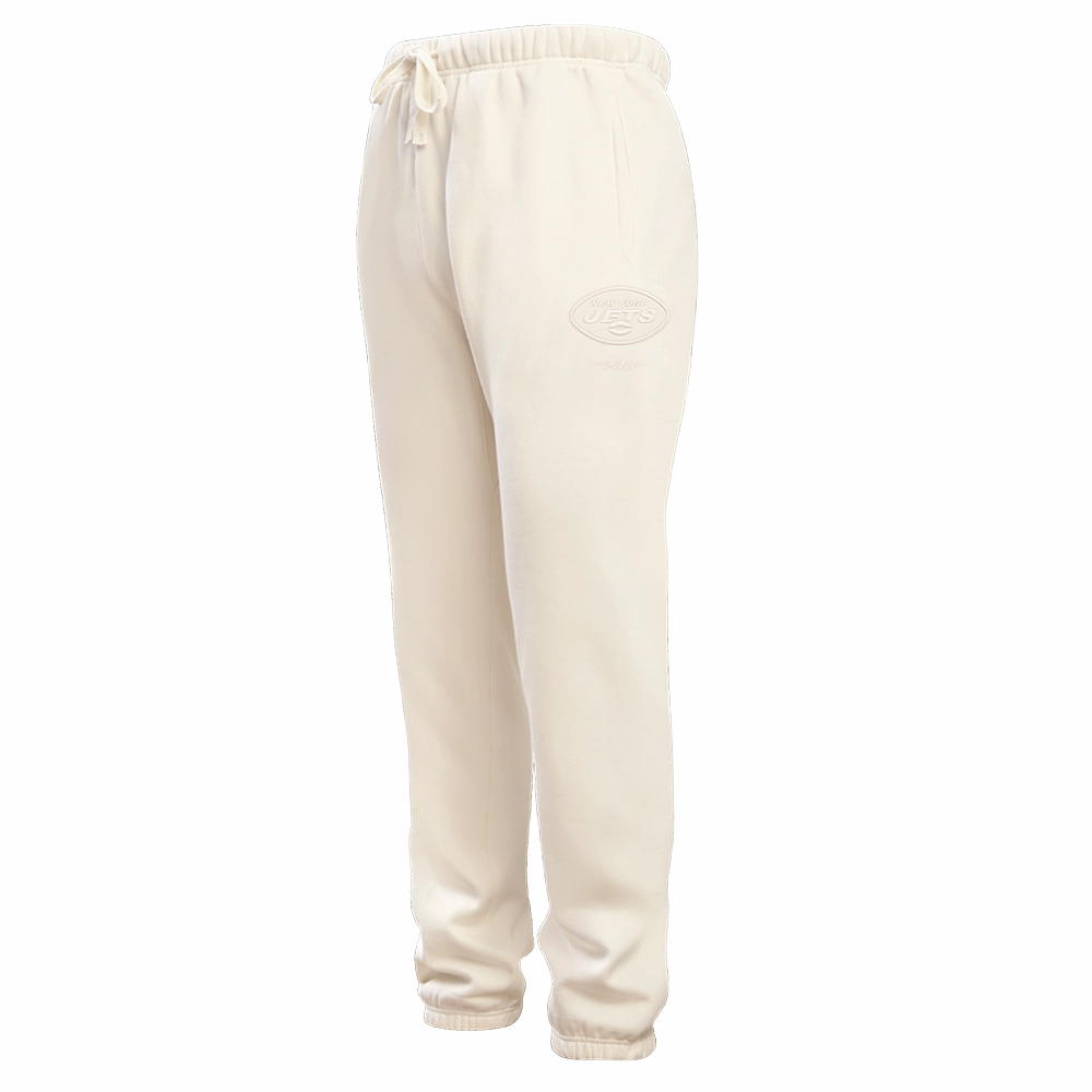 NFL NEW YORK JETS NEUTRAL FLEECE SWEATPANT (EGGSHELL)