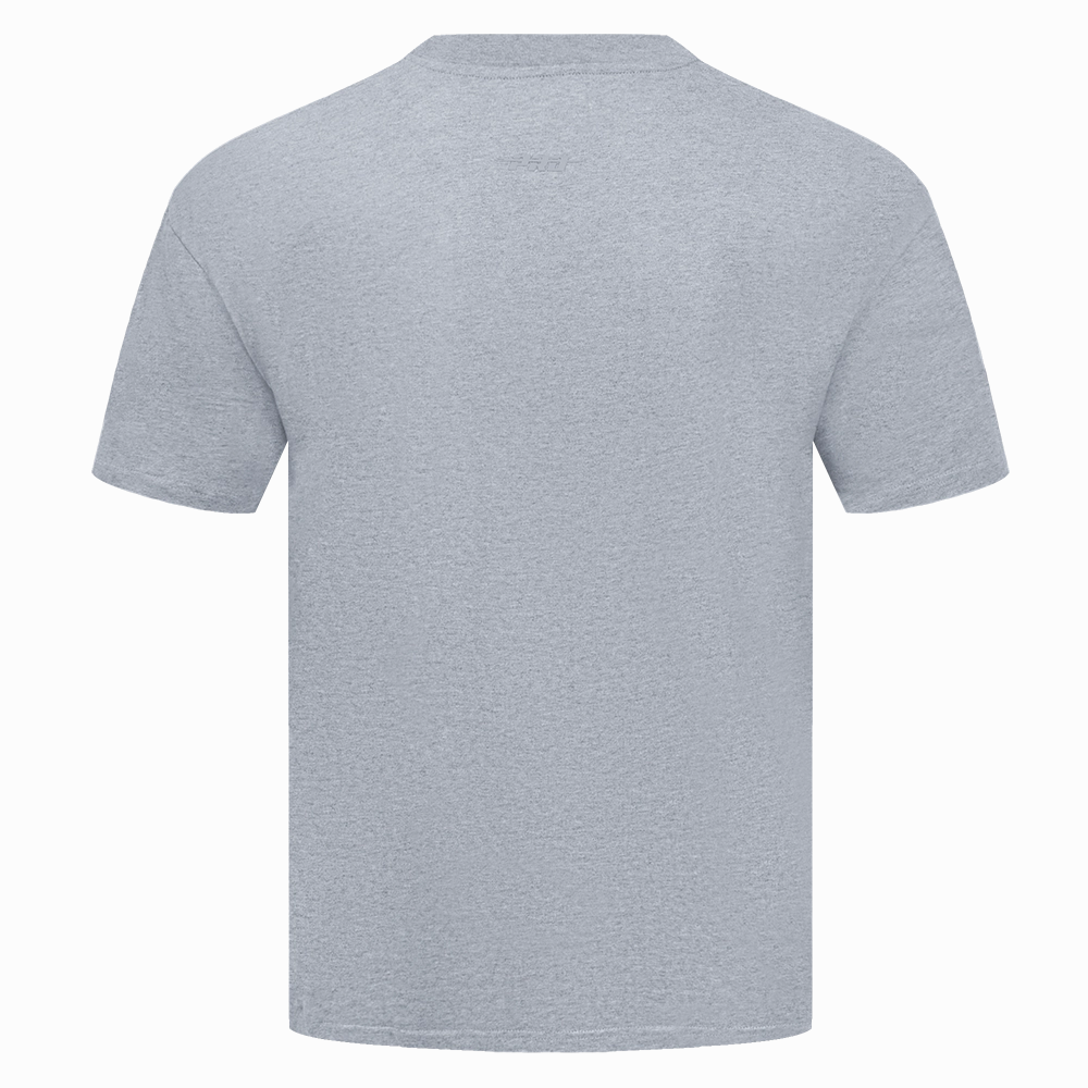 NFL NEW YORK JETS NEUTRAL MEN'S DROP SHOULDER TEE (DARK HEATHER GRAY)