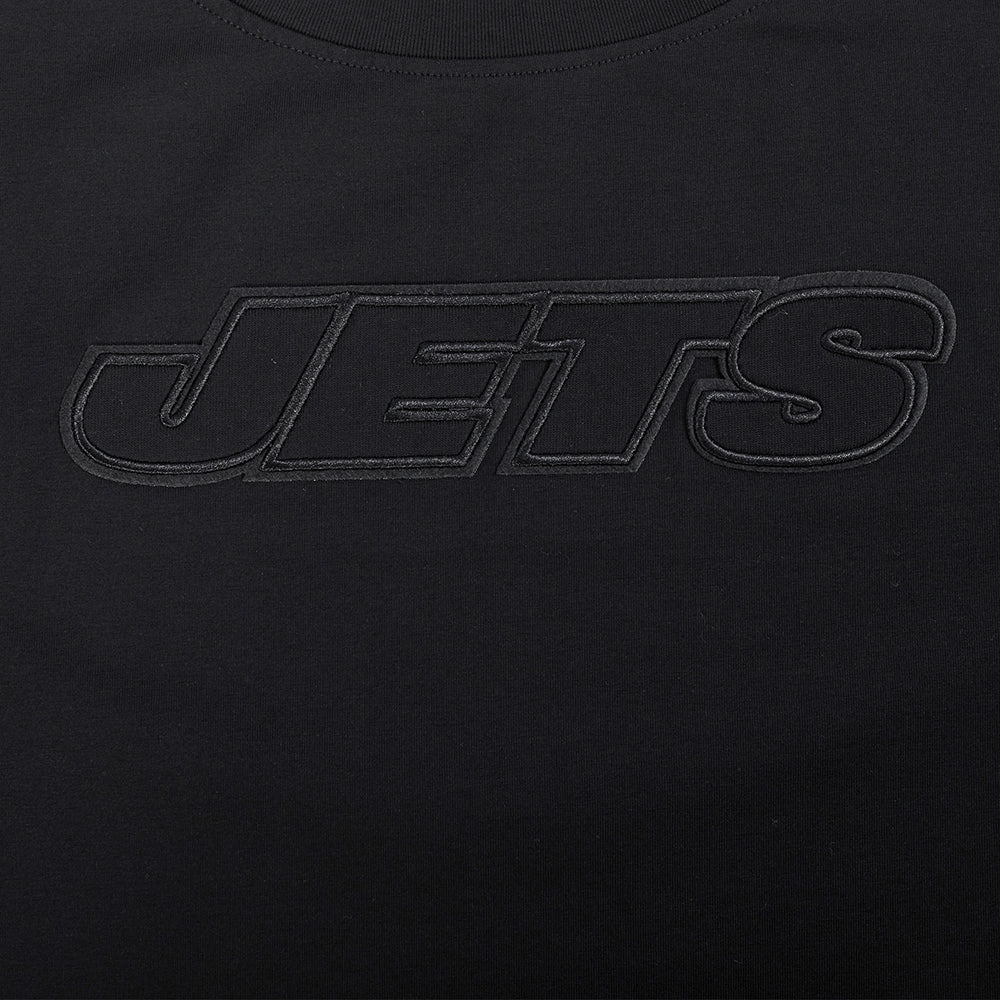 NFL NEW YORK JETS NEUTRAL WOMEN'S BOXY TEE (BLACK)