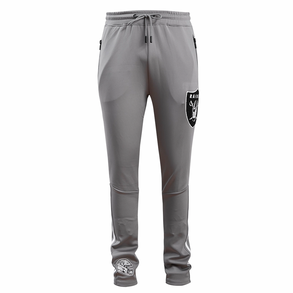 NFL OAKLAND RAIDERS CLASSIC MEN'S DK TRACK PANT (GRAY)