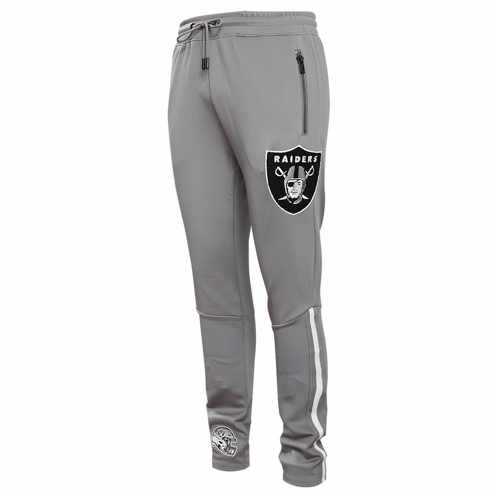 NFL OAKLAND RAIDERS CLASSIC MEN'S DK TRACK PANT (GRAY)