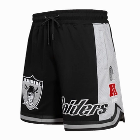 NFL OAKLAND RAIDERS RETRO CLASSIC MEN'S 2.0 SHORT (BLACK/GREY)