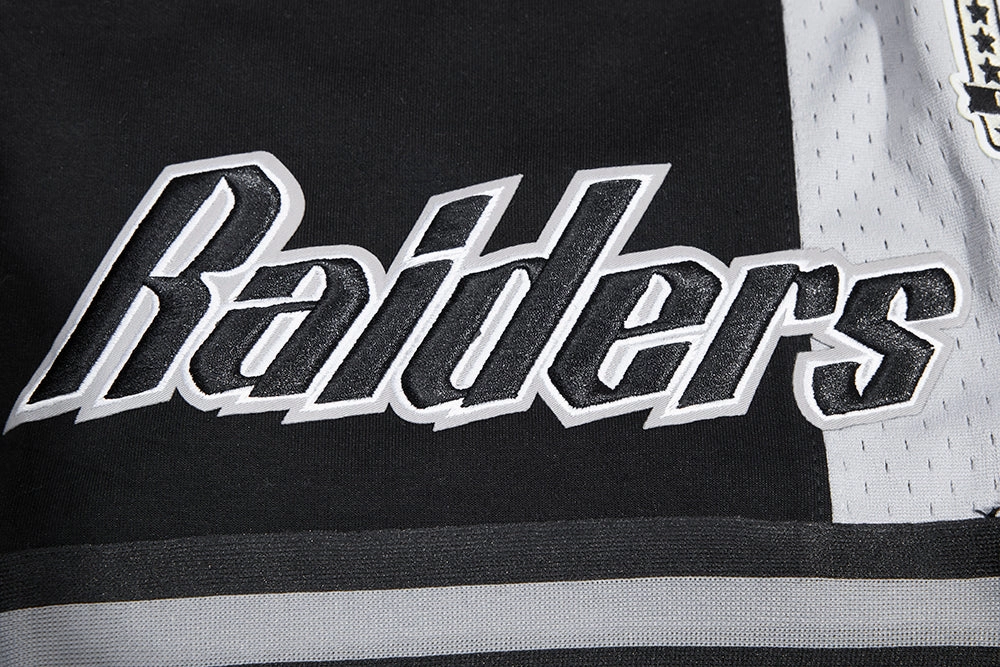 NFL OAKLAND RAIDERS RETRO CLASSIC MEN'S 2.0 SHORT (BLACK/GREY)
