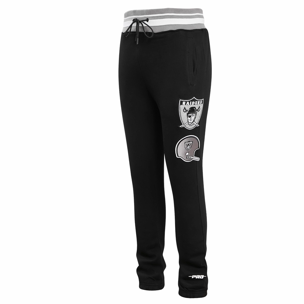 NFL OAKLAND RAIDERS RETRO CLASSIC MEN'S SWEATPANT (BLACK/GREY)