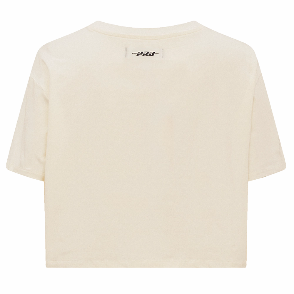 NFL OAKLAND RAIDERS RETRO CLASSIC WOMEN'S BOXY TEE (EGGSHELL)