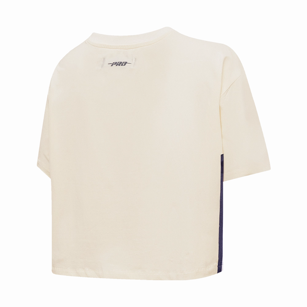 NFL OAKLAND RAIDERS RETRO CLASSIC WOMEN'S BOXY TEE (EGGSHELL)