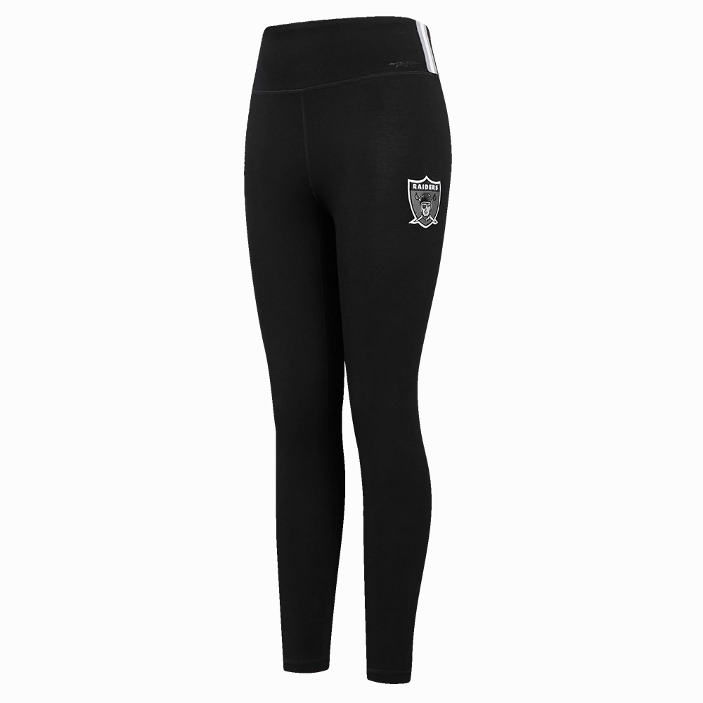 NFL OAKLAND RAIDERS RETRO CLASSIC WOMEN'S JERSEY LEGGING (BLACK)