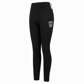 NFL OAKLAND RAIDERS RETRO CLASSIC WOMEN'S JERSEY LEGGING (BLACK)