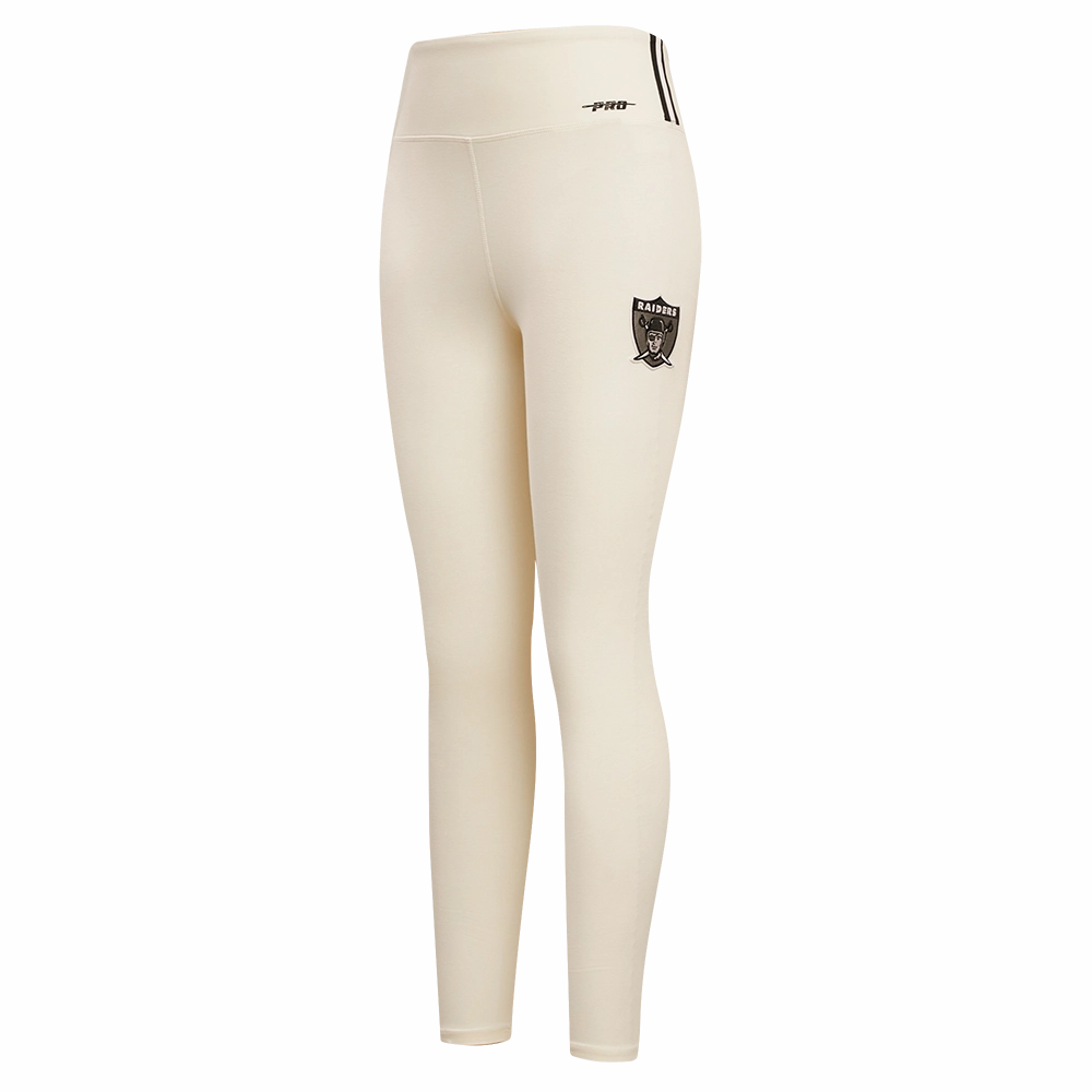 NFL OAKLAND RAIDERS RETRO CLASSIC WOMEN'S JERSEY LEGGING (EGGSHELL)