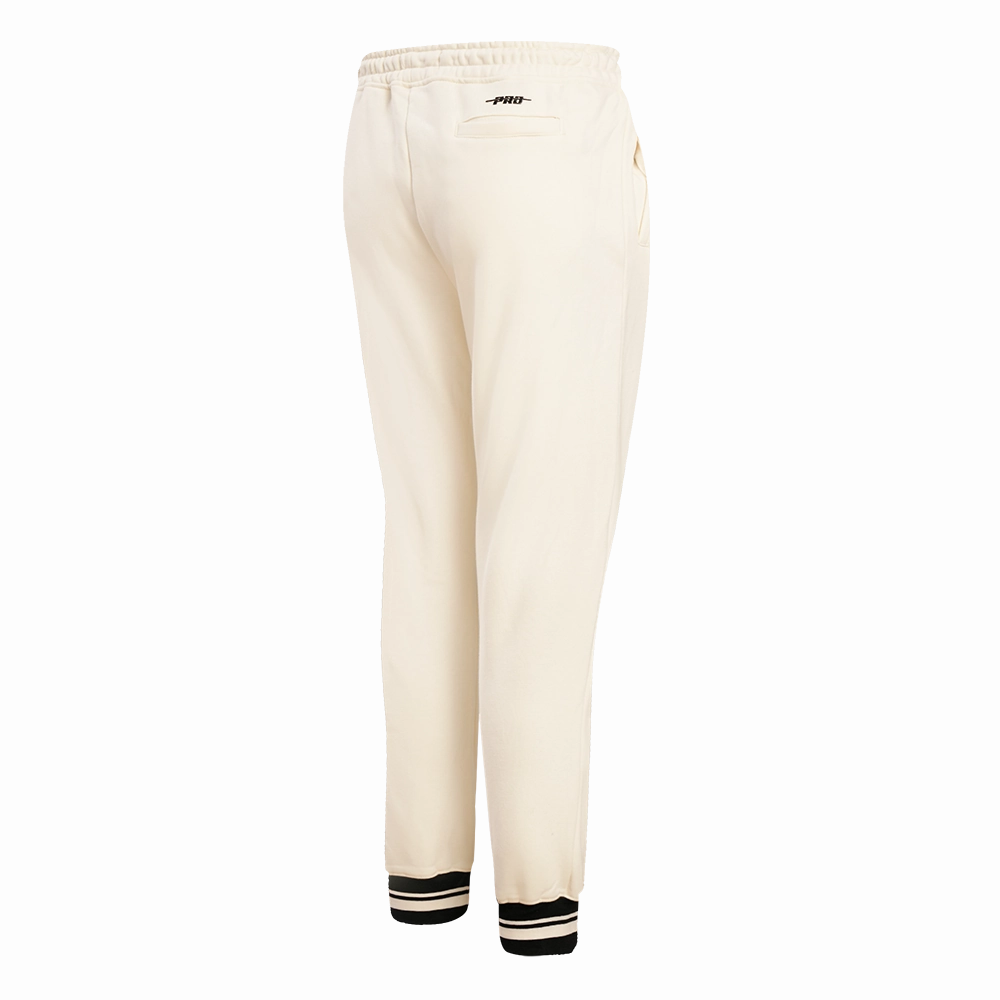 NFL OAKLAND RAIDERS RETRO CLASSIC WOMEN'S SWEATPANT (EGGSHELL/ BLACK)