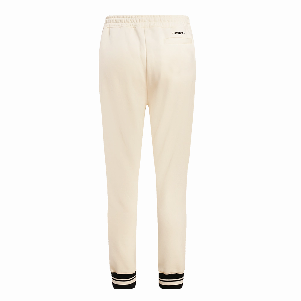 NFL OAKLAND RAIDERS RETRO CLASSIC WOMEN'S SWEATPANT (EGGSHELL/ BLACK)