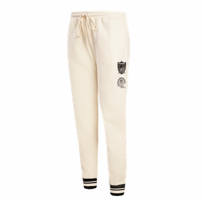 NFL OAKLAND RAIDERS RETRO CLASSIC WOMEN'S SWEATPANT (EGGSHELL/ BLACK)