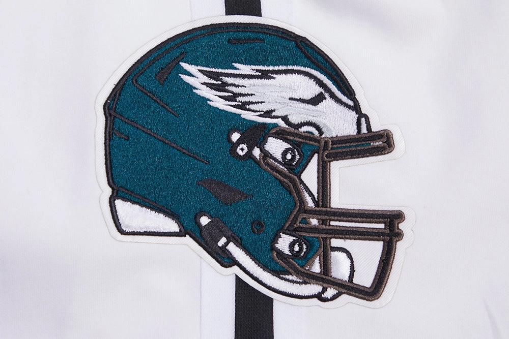 NFL PHILADELPHIA EAGLES CLASSIC CHENILLE MEN'S DOUBLE KNIT SHORT (WHITE)