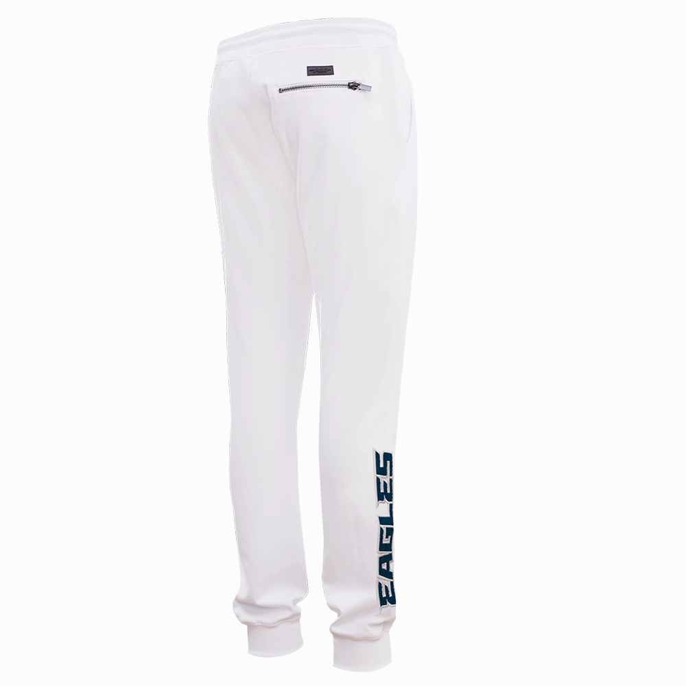 NFL PHILADELPHIA EAGLES CLASSIC CHENILLE MEN'S JOGGER (WHITE)