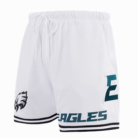 NFL PHILADELPHIA EAGLES CLASSIC MEN'S MESH SHORT (WHITE/BLACK/WHITE)