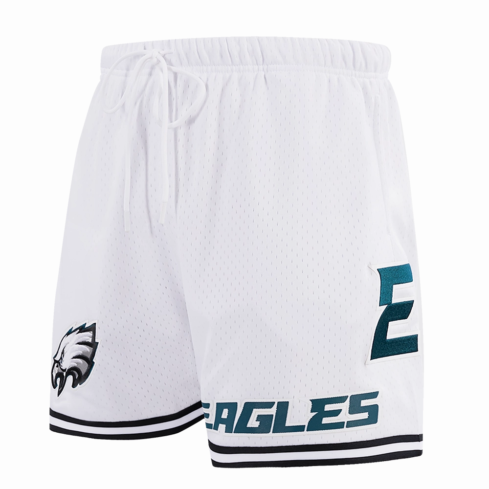 NFL PHILADELPHIA EAGLES CLASSIC MEN'S MESH SHORT (WHITE/BLACK/WHITE)