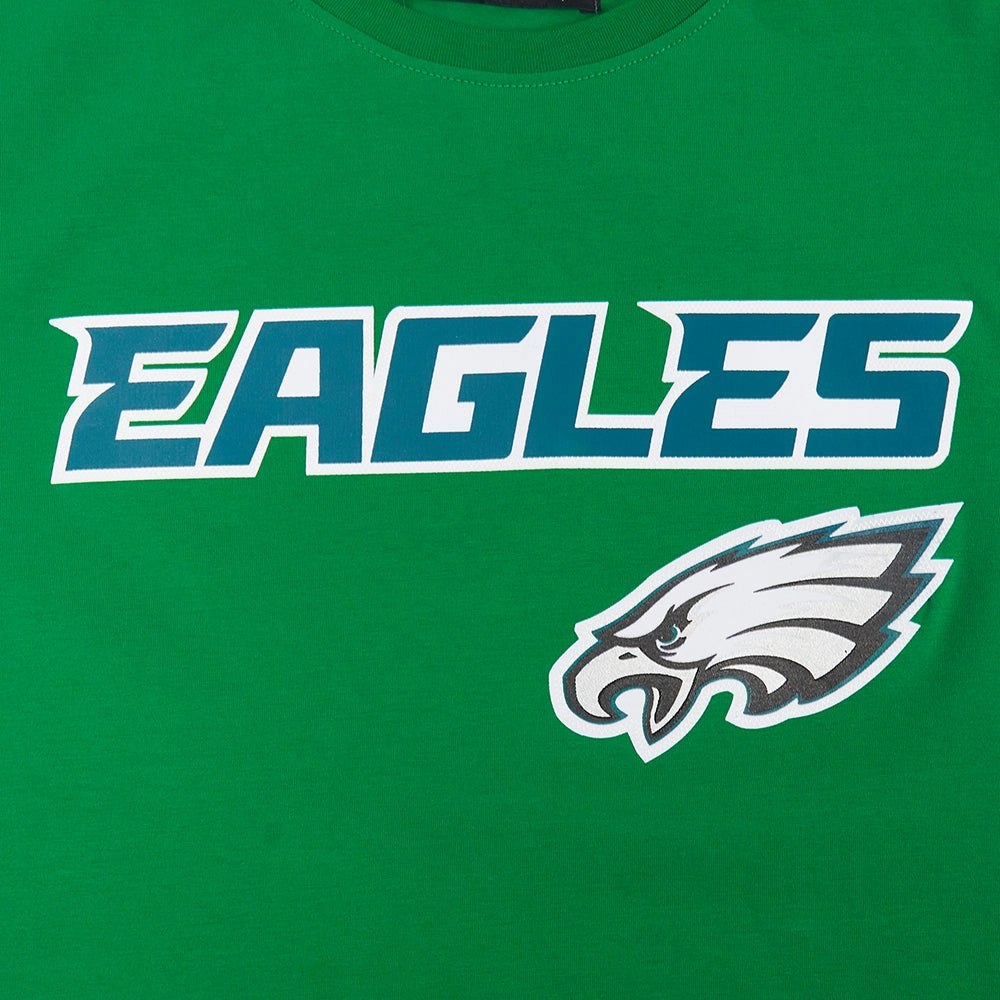 NFL PHILADELPHIA EAGLES CLASSIC MESH STRIPED MEN'S TEE (KELLY GREEN)