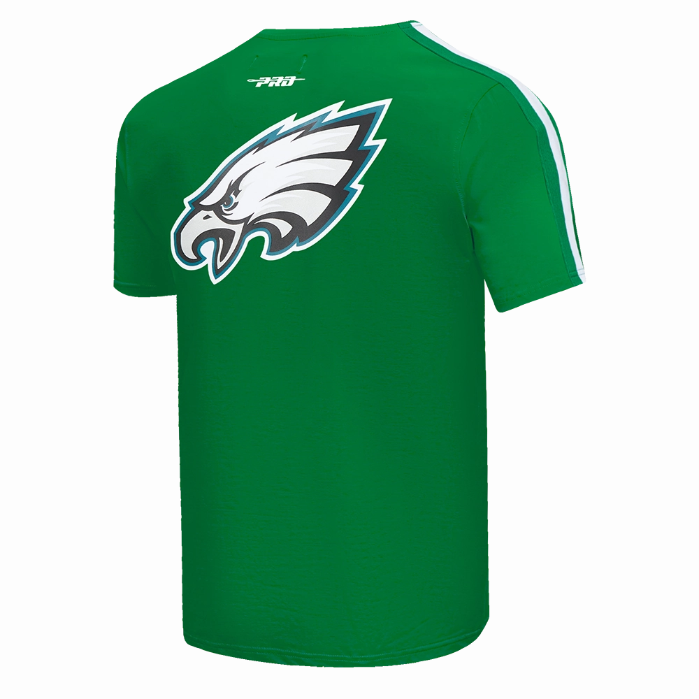 NFL PHILADELPHIA EAGLES CLASSIC MESH STRIPED MEN'S TEE (KELLY GREEN)