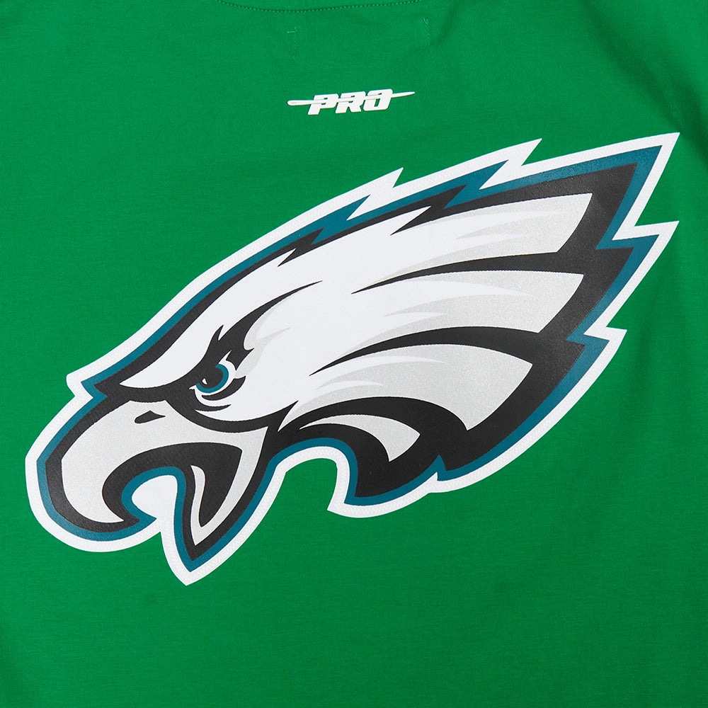 NFL PHILADELPHIA EAGLES CLASSIC MESH STRIPED MEN'S TEE (KELLY GREEN)