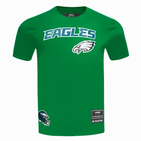NFL PHILADELPHIA EAGLES CLASSIC MESH STRIPED MEN'S TEE (KELLY GREEN)