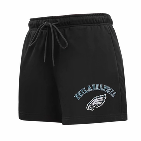 NFL PHILADELPHIA EAGLES CLASSIC WOMEN'S FLEECE SHORT (BLACK)