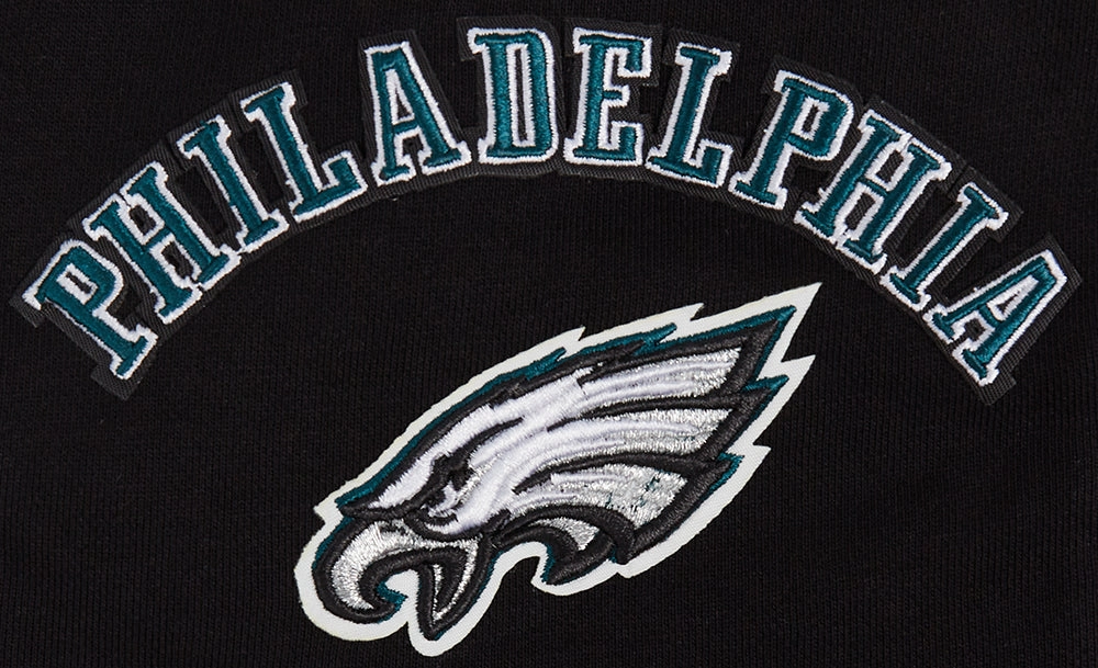 NFL PHILADELPHIA EAGLES CLASSIC WOMEN'S FLEECE SHORT (BLACK)