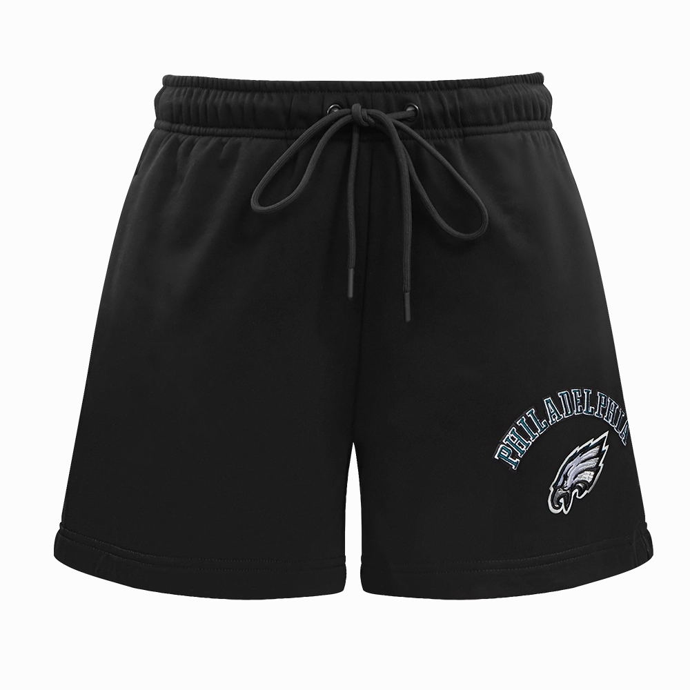 NFL PHILADELPHIA EAGLES CLASSIC WOMEN'S FLEECE SHORT (BLACK)