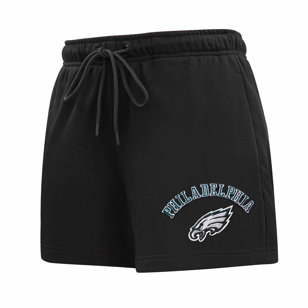 NFL PHILADELPHIA EAGLES CLASSIC WOMEN'S FLEECE SHORT (BLACK)