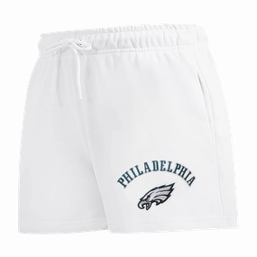 NFL PHILADELPHIA EAGLES CLASSIC WOMEN'S FLEECE SHORT (WHITE)