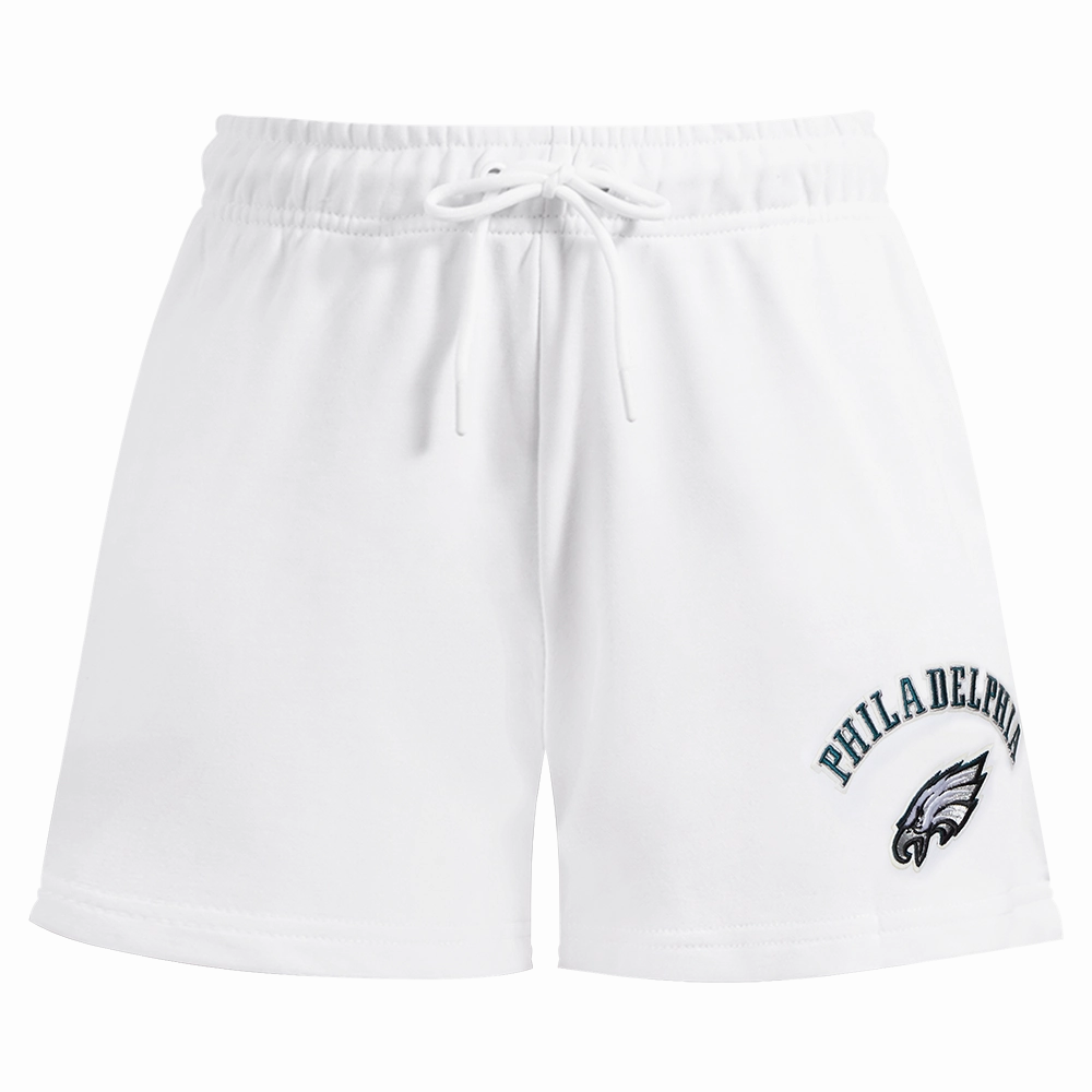 NFL PHILADELPHIA EAGLES CLASSIC WOMEN'S FLEECE SHORT (WHITE)
