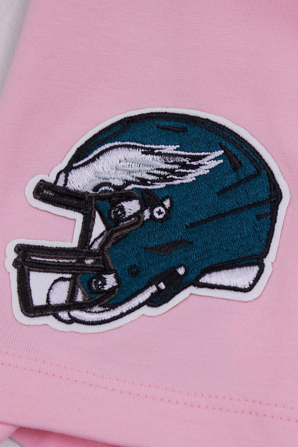 NFL PHILADELPHIA EAGLES CLASSIC WOMEN'S SINGLE JERSEY BOXY TEE (PINK)