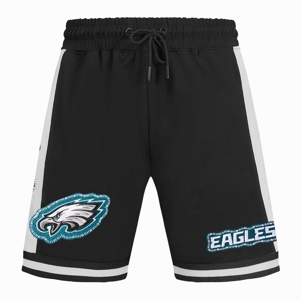 NFL PHILADELPHIA EAGLES DIY PICK STITCH MEN'S DOUBLE KNIT 2.0 SHORT (BLACK)