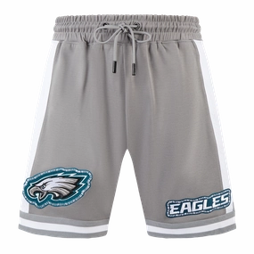NFL PHILADELPHIA EAGLES DIY PICK STITCH MEN'S DOUBLE KNIT 2.0 SHORT (GRAY)
