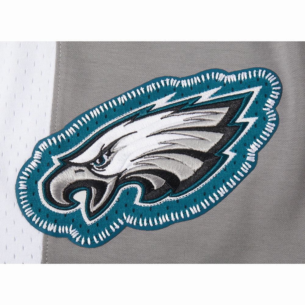 NFL PHILADELPHIA EAGLES DIY PICK STITCH MEN'S DOUBLE KNIT 2.0 SHORT (GRAY)