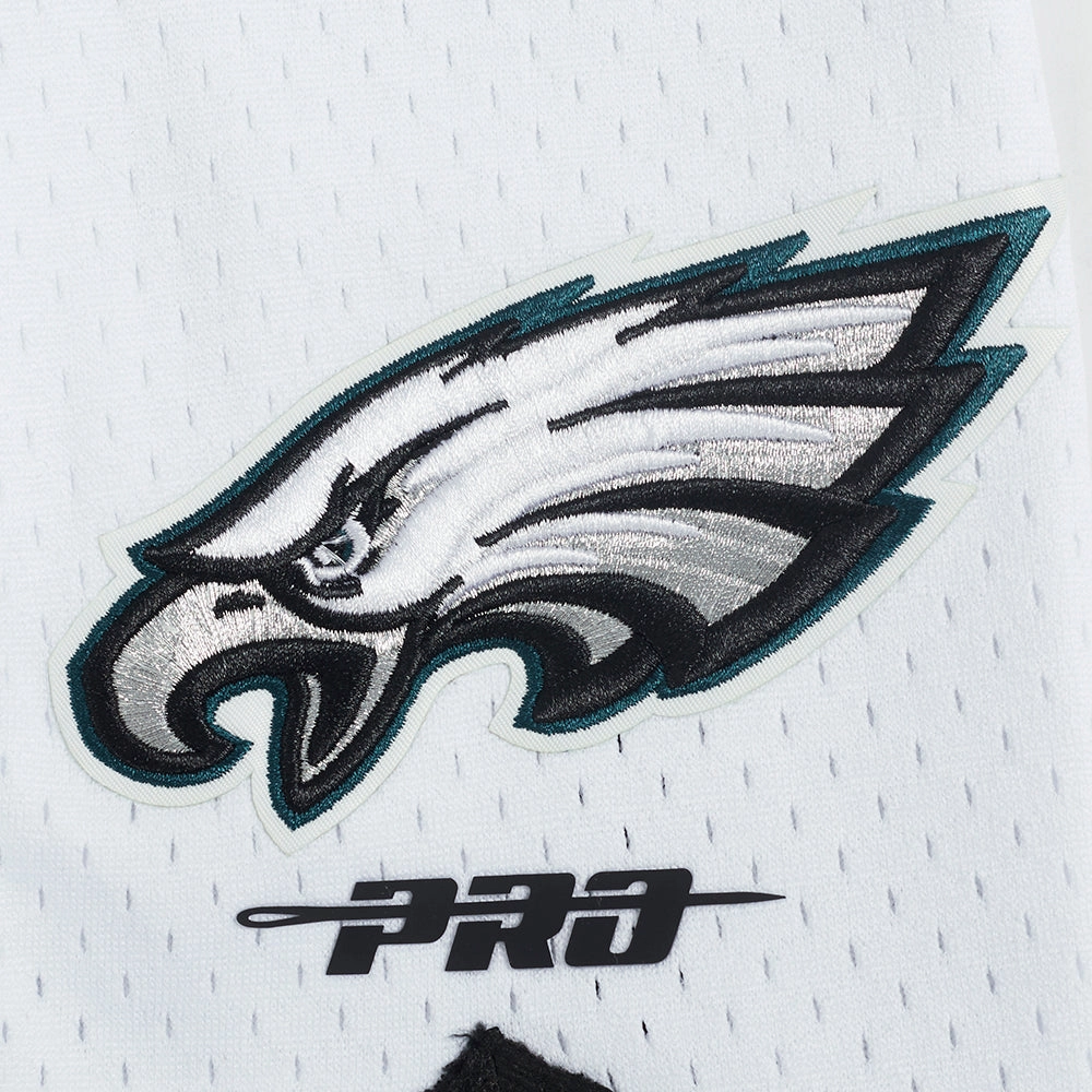 NFL PHILADELPHIA EAGLES JALEN HURTS #1 CLASSIC MEN'S DOUBLE KNIT 2.0 SHORT (BLACK)