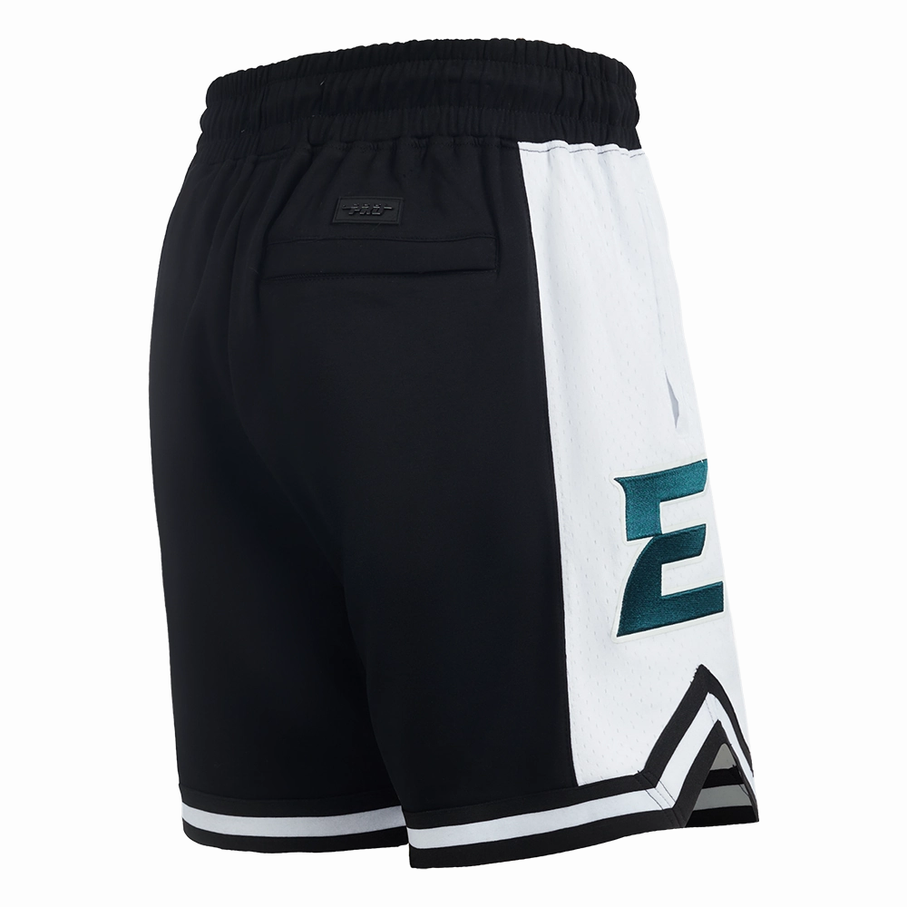 NFL PHILADELPHIA EAGLES JALEN HURTS #1 CLASSIC MEN'S DOUBLE KNIT 2.0 SHORT (BLACK)