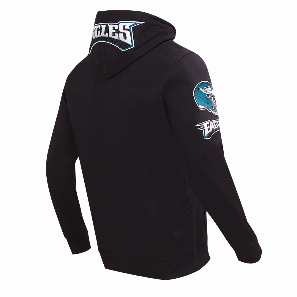 NFL PHILADELPHIA EAGLES JALEN HURTS #1 MEN'S PULLOVER HOODIE (BLACK)