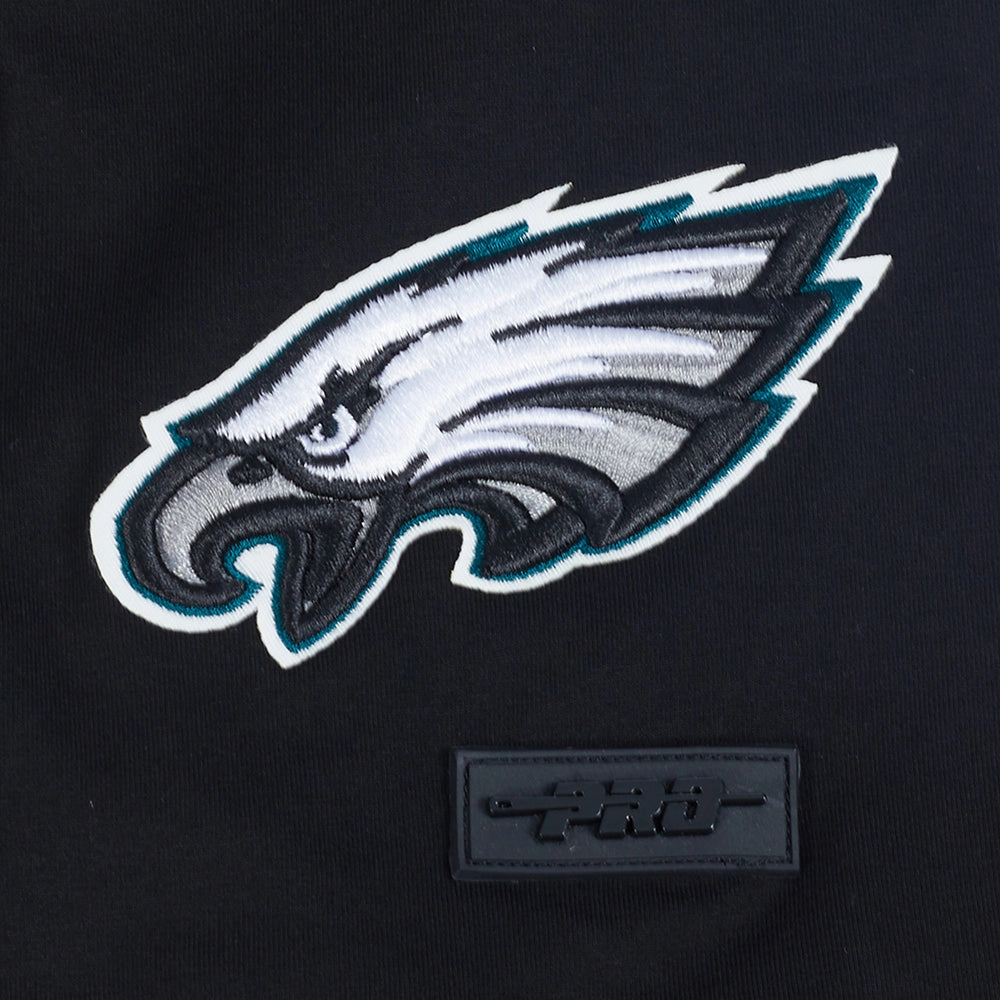 NFL PHILADELPHIA EAGLES JALEN HURTS #1 REMIX AVATAR MEN'S SINGLE JERSEY TEE (BLACK)