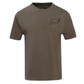 NFL PHILADELPHIA EAGLES NEUTRAL DROP SHOULDER MEN'S TEE (DARK TAUPE)