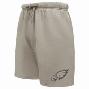 NFL PHILADELPHIA EAGLES NEUTRAL MEN'S FLEECE SHORT (TAUPE)