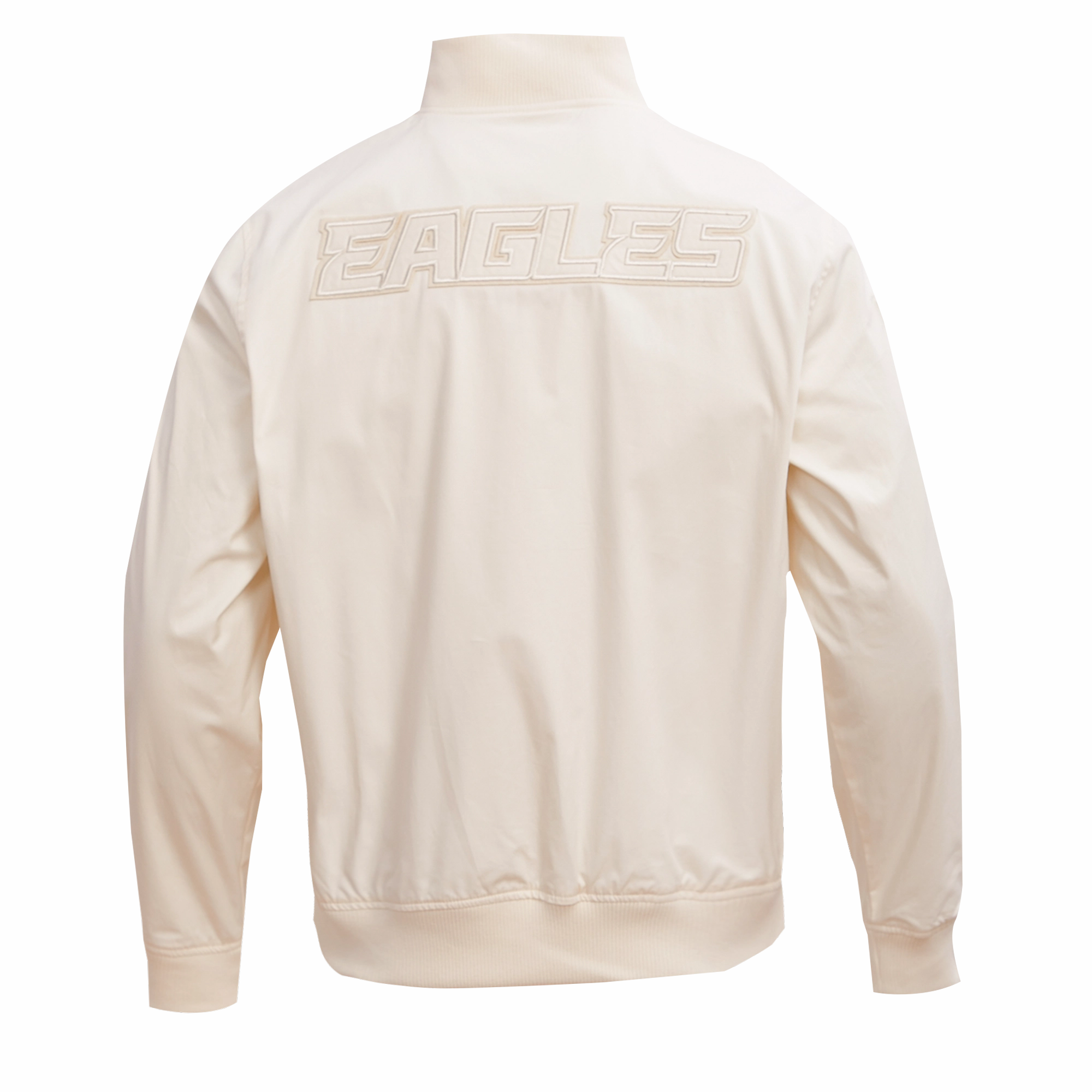 NFL PHILADELPHIA EAGLES NEUTRAL MEN'S TWILL JACKET (EGGSHELL)
