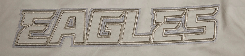 NFL PHILADELPHIA EAGLES NEUTRAL MEN'S TWILL JACKET (TAUPE)