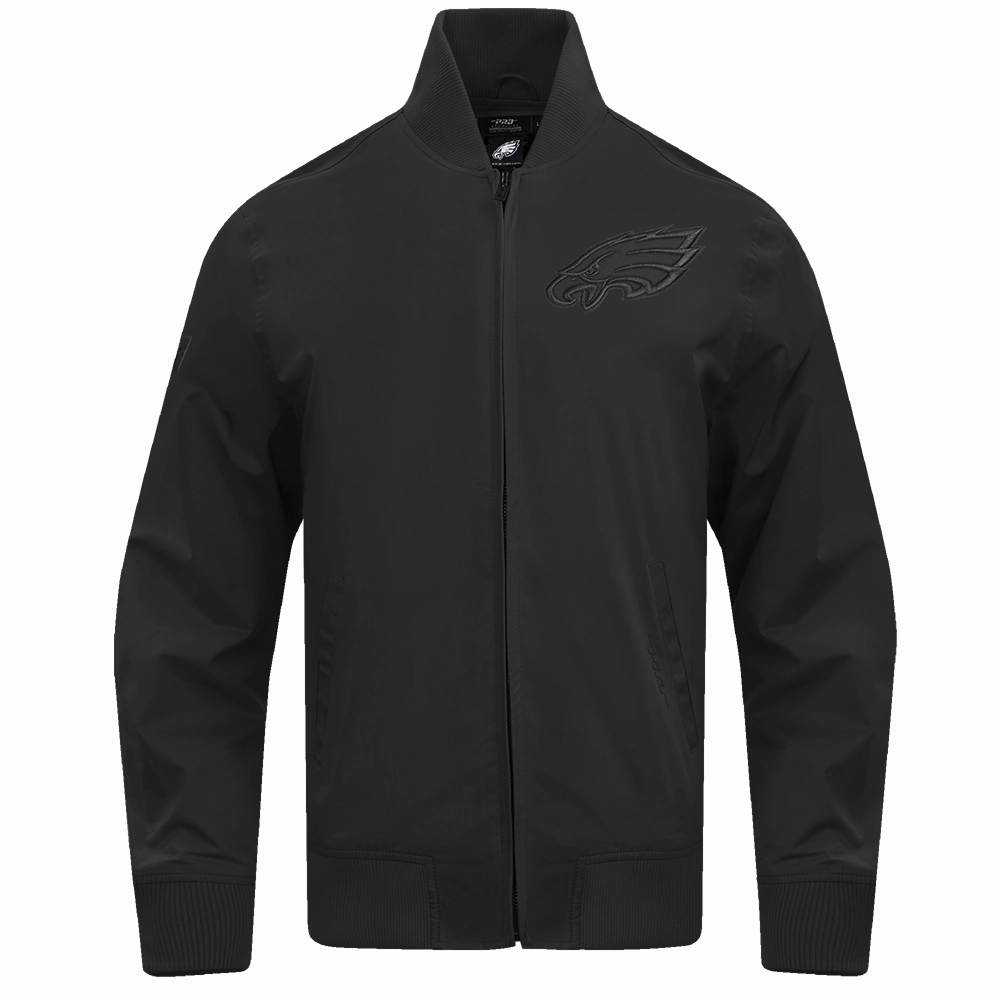 NFL PHILADELPHIA EAGLES NEUTRAL TWILL JACKET (BLACK)