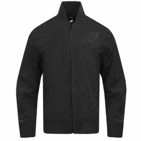 NFL PHILADELPHIA EAGLES NEUTRAL TWILL JACKET (BLACK)