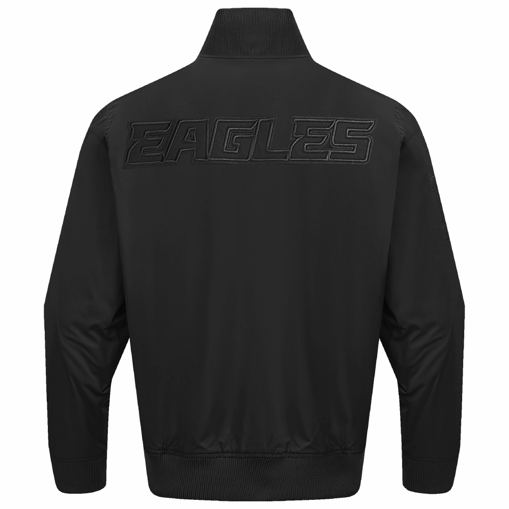 NFL PHILADELPHIA EAGLES NEUTRAL TWILL JACKET (BLACK)
