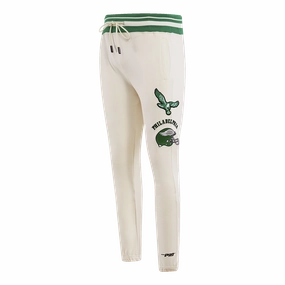 NFL PHILADELPHIA EAGLES RETRO CLASSIC MEN'S SWEATPANT (EGGSHELL/ KELLY GREEN)