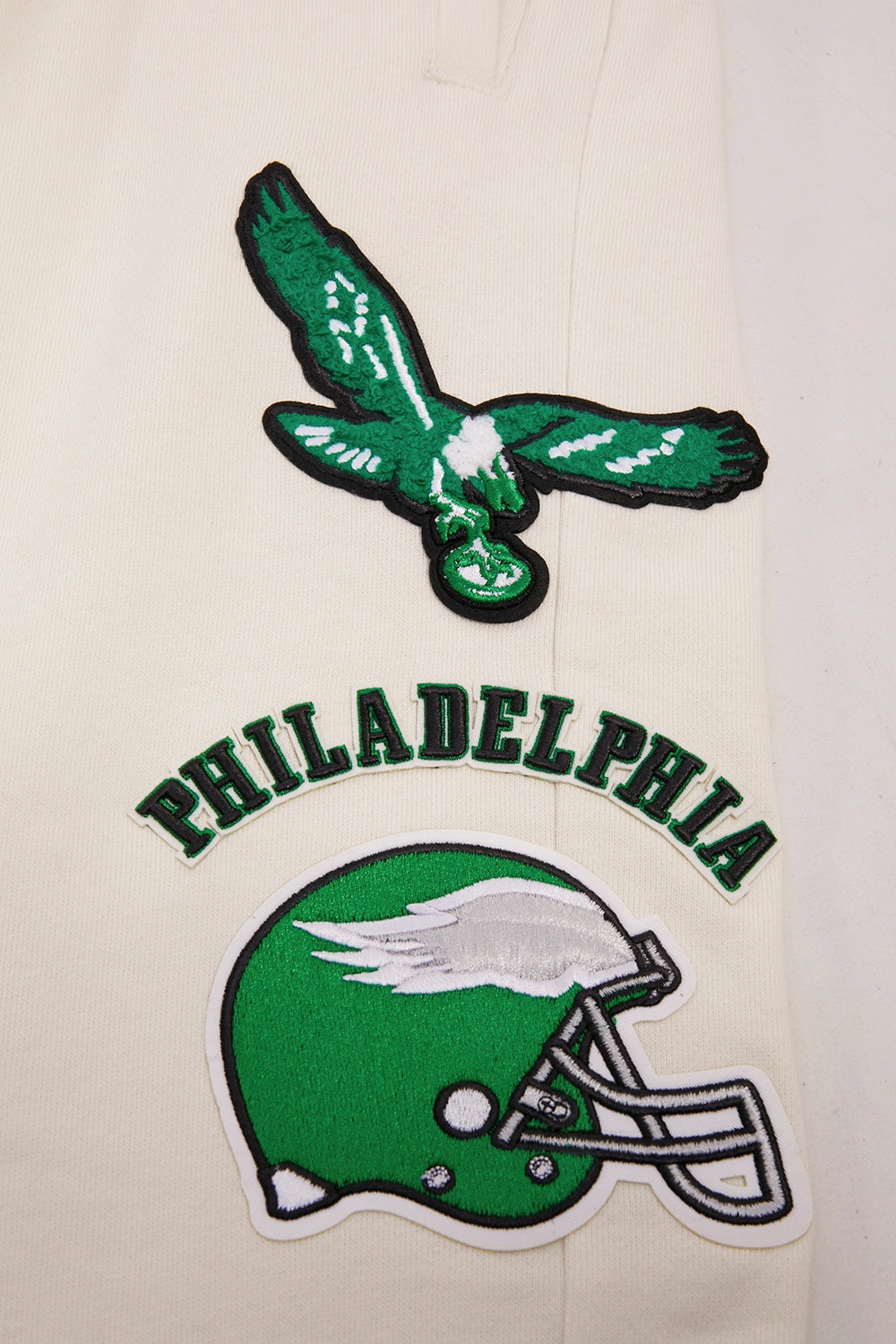 NFL PHILADELPHIA EAGLES RETRO CLASSIC MEN'S SWEATPANT (EGGSHELL/ KELLY GREEN)