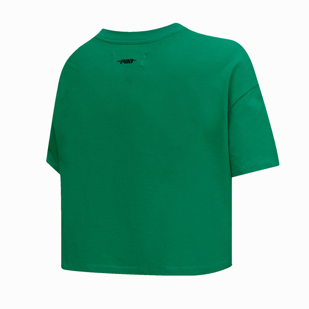 NFL PHILADELPHIA EAGLES RETRO CLASSIC WOMEN'S BOXY TEE (KELLY GREEN)